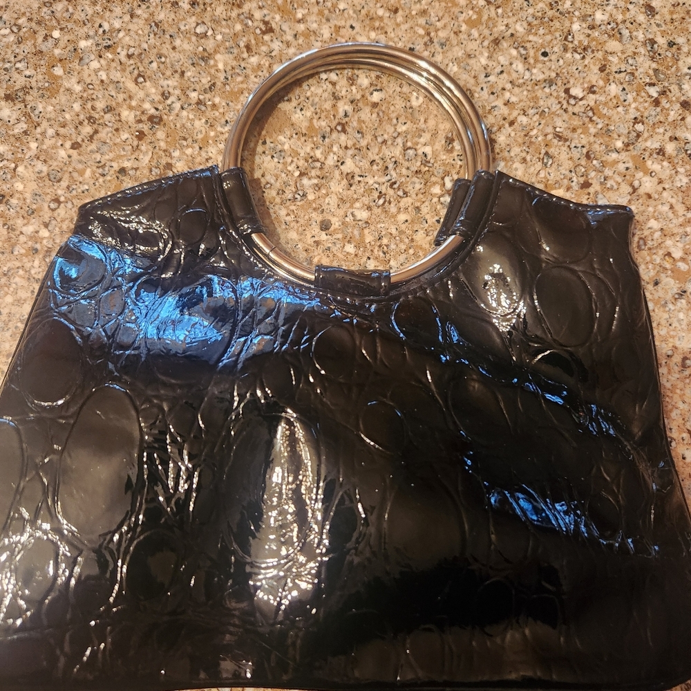 Black Patton leather vintage purse - Picture 2 of 2